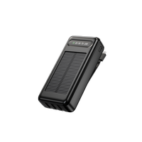 Batterie externe solaire grande capacité 30000 mAh compatible avec iPhone, écouteurs, montre, chargeur rapide, batterie 30000 mAh personnalisée