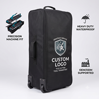 Sac de transport à roulettes robuste personnalisé pour machine à découper les grands carreaux, organisateur de rangement d'outils étanche, compatible OEM/ODM
