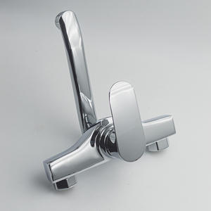 <span class=keywords><strong>Robinet</strong></span> de cuisine mural en zinc à col long, pour <span class=keywords><strong>eau</strong></span> froide et chaude - Product Image 2