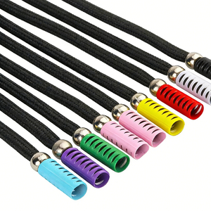 Cordones Redondos de Poliéster Trenzados con Punta Metálica y Bloqueador de Cordón Multicolor Personalizados al por Mayor para Ropa, Zapatillas y Bolsos - Product Image 3