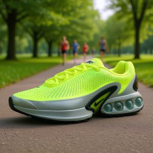 Chaussures de course Nike Air Max Dynamic pour hommes, couleur Volt Black, empeigne en mesh, semelle intermédiaire en EVA, semelle extérieure en caoutchouc, vêtements de sport d'été - Product Image 2