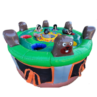 Carnaval gonflable géant Jouet gonflable Tortue Jeu Machine Whack-A-Mole Avec Marteau