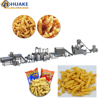 Machine à snacks extrudés au maïs Cheetos, machine à grits de maïs extrudés, machine alimentaire pour Cheetos, petite machine à chips Cheetos