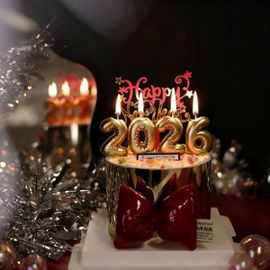 Decoración de Pastel de Acrílico con Diseño de Miel y Dulzura para el Año Nuevo 2026, Adorno para Pasteles para Decoraciones de Fiestas de Cumpleaños - Product Image 4