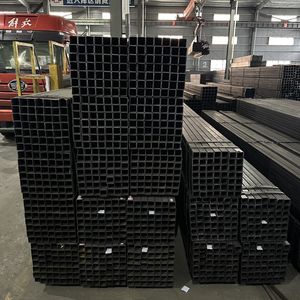 Низкая цена, горячекатаная полая труба из мягкой углеродистой стали, железные квадратные прямоугольные трубы, черная квадратная труба для строительства - Product Image 3