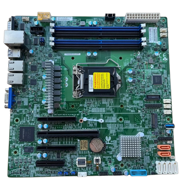 New Original Supermicro X12STL-F Intel Chipset SATA Interface Micro-ATX Server Motherboard