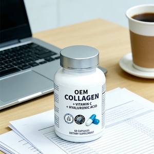 Cápsulas de Colágeno Múltiple de Alta Calidad con Biotina, Vitamina C y Ácido Hialurónico para Cabello, Piel y Uñas, Antioxidante, Energético, Suplemento para la Salud del Adulto - Product Image 3