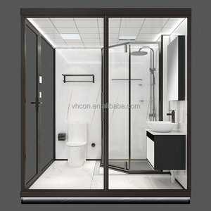Module de douche préfabriqué personnalisé et prêt à l'emploi, conception de salle de bain indépendante de luxe pour hôtel, avec toilettes - Product Image 4
