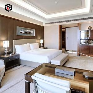 Ensemble de meubles de chambre d'hôtel <span class=keywords><strong>Hilton</strong></span> Garden Inn 4 étoiles sur mesure de luxe moderne en bois de qualité E1 pour appartement à Dubaï - Product Image 1