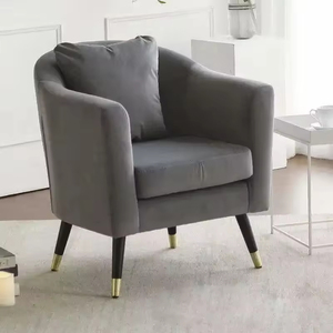 <span class=keywords><strong>Fauteuil</strong></span> d'appoint confortable avec accoudoirs rembourrés en <span class=keywords><strong>mousse</strong></span> haute élasticité et revêtement en tissu luxueux - Product Image 5