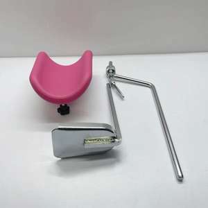 Repose-jambes médical en PU rose GreatMicroCare KY-24 pour chaise gynécologique, accessoires <span class=keywords><strong>de</strong></span> table d'opération, hôpital - Product Image 5