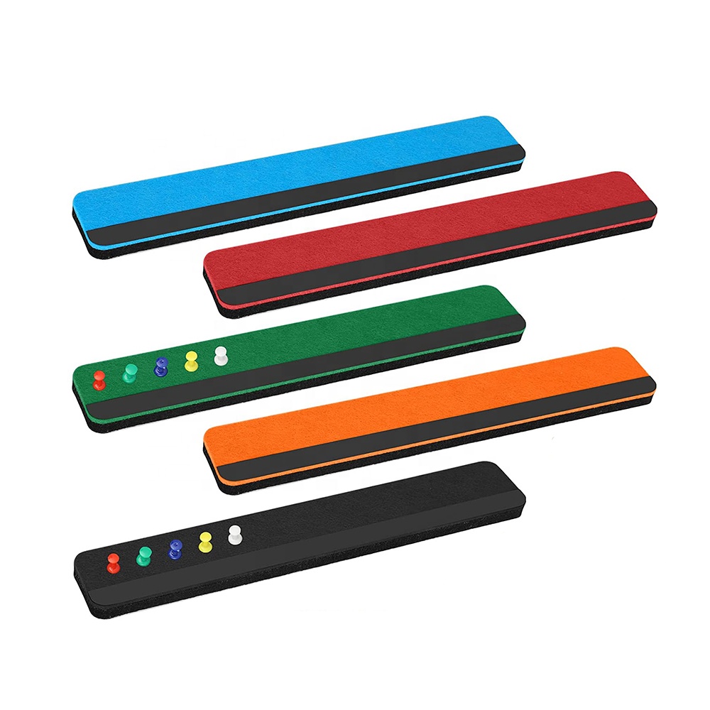 0,5 дюймовая Толстая цветная самоклеящаяся ШТЫРЬКОВАЯ доска, войлочная доска для объявлений, полоса с магнитом