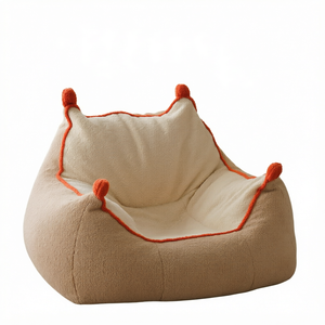 Sofá Perezoso Totoro 100x90x68CM con Respaldo Individual, Tatami, para Dormir y Descansar, de Tela de Algodón - Sillón Puff para Balcón - Product Image 1
