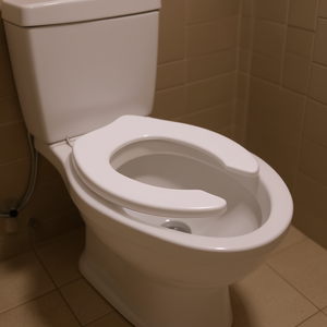 Elite V-Shaped Toilet Seat Cushion White PP Material 1 Layer For Toilet Seat Cover - Product Image 2