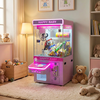 Mini machine à griffes, petite taille, jouets en peluche, capsules de jouets, en-cas, machine à griffes pour enfants, machine de jeu d'arcade à pièces