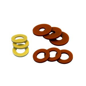 <span class=keywords><strong>Rondelle</strong></span> ronde isolante en nylon 66 10kV pour panneaux électriques avec indice de flamme V-0 UL94, <span class=keywords><strong>rondelle</strong></span> ronde en plastique - Product Image 1