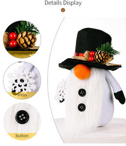 <span class=keywords><strong>Gnomos</strong></span> <span class=keywords><strong>navideños</strong></span> de peluche de 12 pulgadas, muñeco de nieve sueco Tomte grande, de Noel Papá, de Navidad - Product Image 4