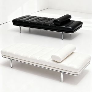 Sofá de Plataforma de Cuero, Tapizado Recto con Relleno de Espuma, Muebles para Sala de Estar - Product Image 5