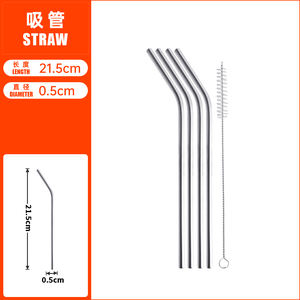 OUYADA โรงงานโดยตรงโลหะสแตนเลสชุดหลอดดื่ม - Product Image 2