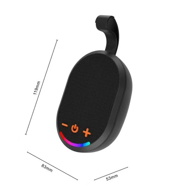 Mini Hanging Portable Speaker for Outdoor Cycling & Desktop Ambient Lighting Factory Direct in Stock