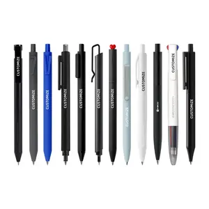 KACO Multi-Style Custom Gel Pens Black 0.5mm Fine Point for Office School Home Supplies Stationery