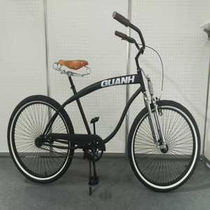 <span class=keywords><strong>Bicicleta</strong></span> Retro Cromada Estilo Beach Cruiser con Horquilla Springer, Clásica Vintage de <span class=keywords><strong>26</strong></span> Pulgadas, Plateada Electroplacada, <span class=keywords><strong>Bicicleta</strong></span> <span class=keywords><strong>Lowrider</strong></span> - Product Image 6