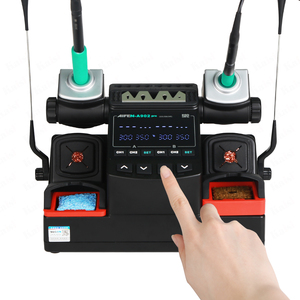 Aifen aa02 محطة لحام برو 2 مقابض متحكم فيها درجة الحرارة + 6 91500 - Product Image 1