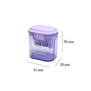 Papeterie de <span class=keywords><strong>luxe</strong></span> et de fantaisie 2 trous <span class=keywords><strong>taille</strong></span>-crayons Papelaria Personalizada <span class=keywords><strong>taille</strong></span>-<span class=keywords><strong>crayon</strong></span> transparent à rabat pour l'école - Product Image 4