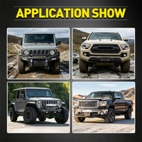 Barre lumineuse LED pour voiture en aluminium, faisceau spot, 80W, lumière blanche 6000K, 12V, 18 pouces, pour camionnette, SUV, remorque, véhicules