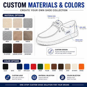Mocassins Homme Décontractés Grande Taille Personnalisables avec Logo – <span class=keywords><strong>Chaussures</strong></span> de Marche Légères et Tendance pour l'Été – Vente en Gros Direct Usine - Product Image 4