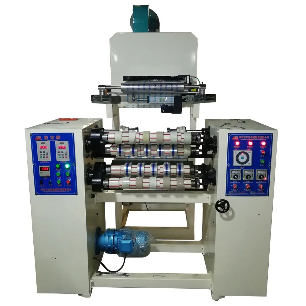 High productivity BOPP coating film gum adhesive tape printing making machine