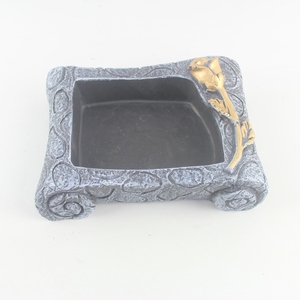 Pots à semis en ciment de qualité, <span class=keywords><strong>fleurs</strong></span> d'orchidées <span class=keywords><strong>artificielles</strong></span> de jardin, pots à <span class=keywords><strong>fleurs</strong></span> de <span class=keywords><strong>balcon</strong></span>, jardinières élégantes pour usage extérieur - Product Image 3