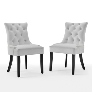 Sedia da pranzo moderna di Design francese imbottita in tessuto <span class=keywords><strong>rosa</strong></span> di lusso sedia da pranzo in velluto per caffè <span class=keywords><strong>cucina</strong></span> ristorante - Product Image 3