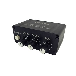 Préampli de contrôle de tonalité stéréo TO-10A NE5532 OP AMP avec boutons de graves et d'aigus pour des applications passives et actives - Product Image 1
