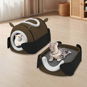 Prodigy PTN02, venta al por mayor, cama de lujo lavable personalizada para perros, nido de perro suave, sofá cama grande redondo transpirable para perros y gatos - Product Image 1