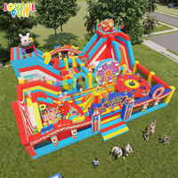 JOYFUL FUN Parc de jeux gonflables extérieur Thème Cirque Carnaval