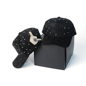 <span class=keywords><strong>Gorra</strong></span> de Béisbol Personalizada OEM y ODM de 5 Paneles con Logotipo <span class=keywords><strong>3D</strong></span>, Forro de Satén y <span class=keywords><strong>Bordado</strong></span> de Gamuza con Diamantes, <span class=keywords><strong>Gorra</strong></span> para Todos Nuestros Haters - Product Image 5