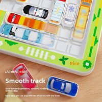 Mainan Puzzle Blok Geser Huarong Road, Permainan Logika Kemacetan Lalu Lintas untuk Anak, Teka-teki Edukatif untuk Melatih Otak Anak