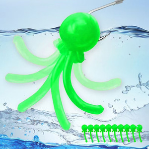 Appâts en silicone souples de 5 mm qui brillent dans le noir pour la pêche au carpe crucian en eau douce - Product Image 4