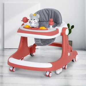 Offre Spéciale Pas cher marcheur bébé anti-O-leg multifonction en forme de U <span class=keywords><strong>marche</strong></span> avec lumière 6 roues pour bébé de 6 à 10 mois - Product Image 3