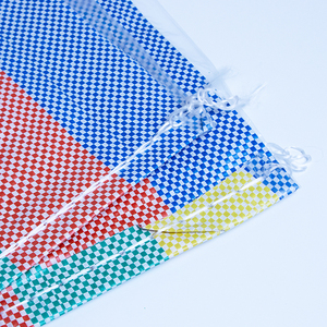 Borsa della spesa intrecciata in PP con manico a taglio D. - Product Image 5