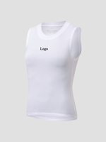 Logo personnalisé, col blanc pour femme, respirant, coupe-vent, extensible dans quatre sens, léger, séchage rapide, antibactérien, protection UV, recyclable
