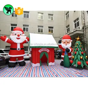 Lovely Christmas Event Santa Inflatable Customized 3m Giant Inflatable Santa For Advertising A1353