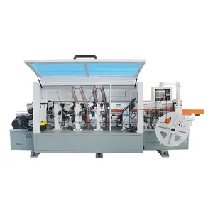 MISHI China Woodworking Automatic Wood Board Mdf Melamine Veneer Pvc Pre Milling Edge Banding Machine Price With Trimmer