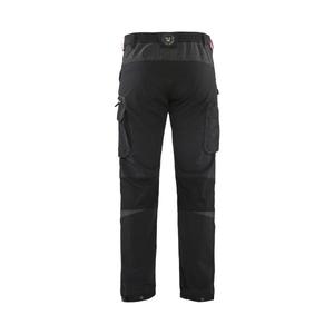 BLAKLADER - 142216459956D116 4-way-stretch Service <b>trousers</b> Black/<b>Red</b> - EAN 7330509735138 WORK <b>TROUSERS</b> <b>CARGO</b> WORK <b>TROUSERS</b> - Product Image 2
