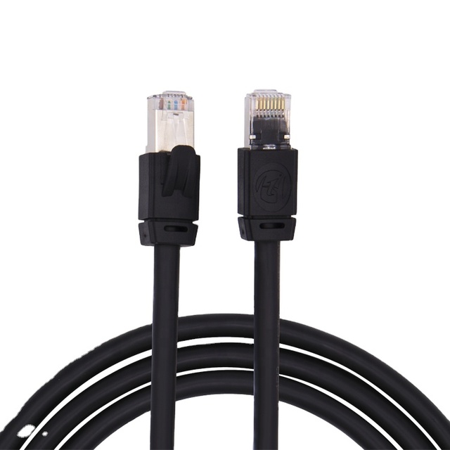 26AWG High-Speed Cat6 Cat7 Cat8 LAN Cable Patch Cord Shielded 40Gbps 2000Mhz SFTP RJ45 Ethernet Cable for Communication