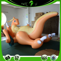Dragon gonflable personnalisé en forme de dessin animé, jouet animal orange, poupée dragon orange sexy à gros seins pour adulte
