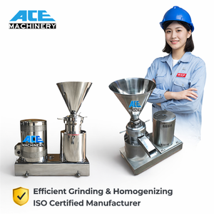 Machine automatique 4KW pour la fabrication de lait d'amande et de soja, moulin colloïdal pour la sauce soja, en vente en Thaïlande, 45 QR 1500, composants principaux pour le maïs - Product Image 1