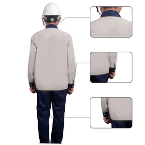 Camisa de uniforme industrial para hombres y mujeres Tela duradera para trabajadores de la construcción - Product Image 3