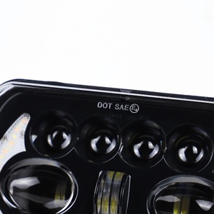 Proyector de faro LED para camioneta Hi-Lo Beam DRL con intermitentes ámbar de 6000K 7x6 5x7 ''Forma de bombilla - Product Image 6